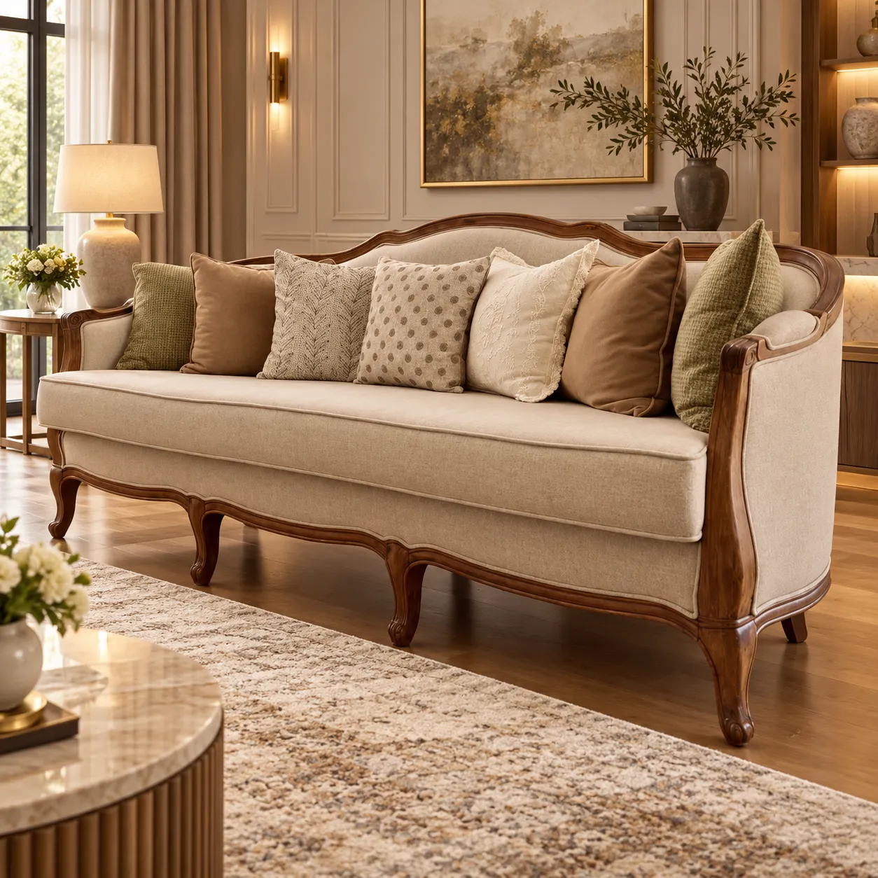 The Earthy Crown Sofa Combo