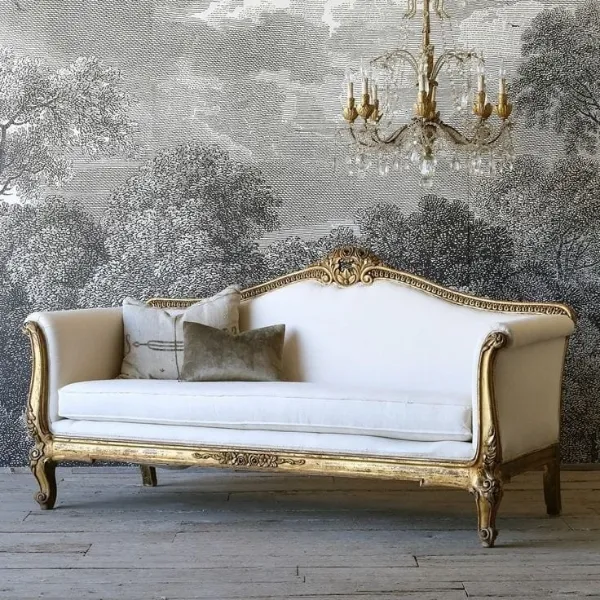 Luxury White Sofa Set