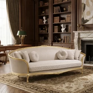 Gilded French Style Sofa Set