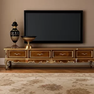 The Gilded Maestro TV Rack