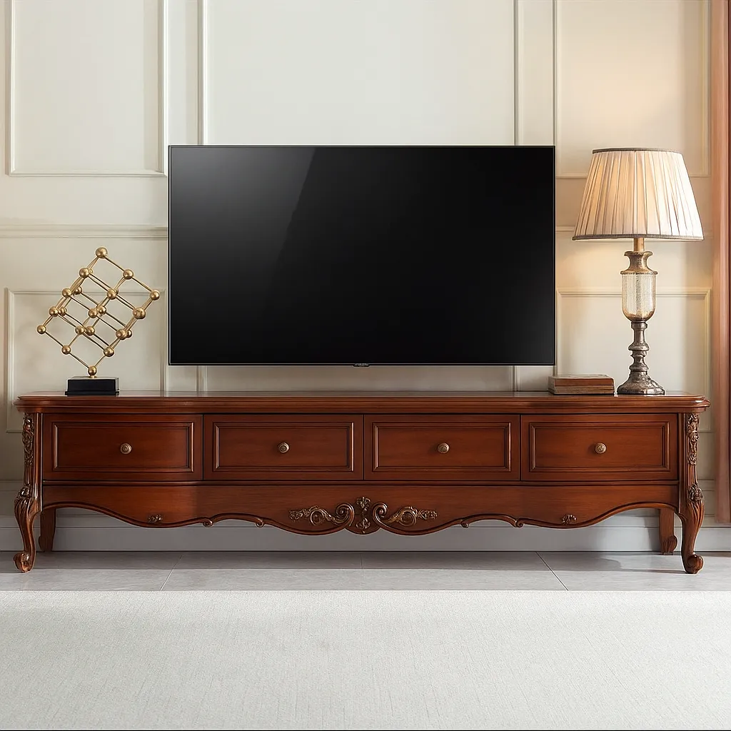 20251029_1348_Elegant The Gilded Florentine TV Rack