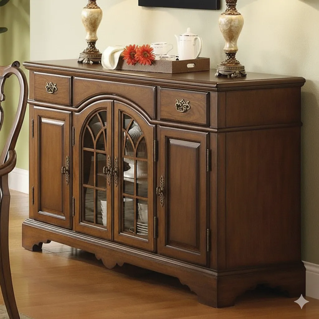 Gemini_Generated_Image_j29ia8j29ia8j29i Mahogany-Finish Display Sideboard
