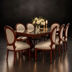 French Regency Medallion Dining Set