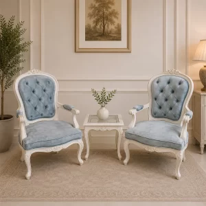 Midnight Sky Tufted Chair Set