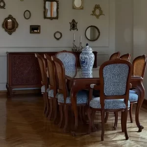 French Provincial Toile Dining Set