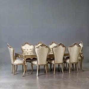 Majestic Gilded Baroque Dining Set