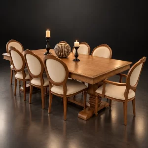 Versailles Heritage Oak Dining Set