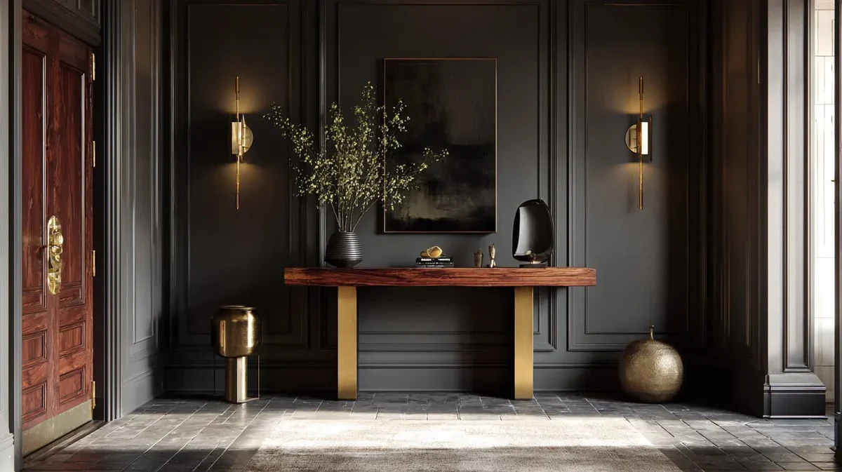 Beautiful Carved Console Table for Elegant Home Entrance