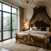 Baroque Gold Leaf and Renaissance Bedroom Sets