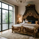Baroque Gold Leaf and Renaissance Bedroom Sets