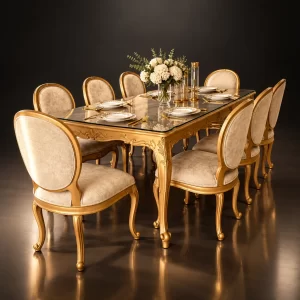 Aurelia Carved 8-Seater Dining Table
