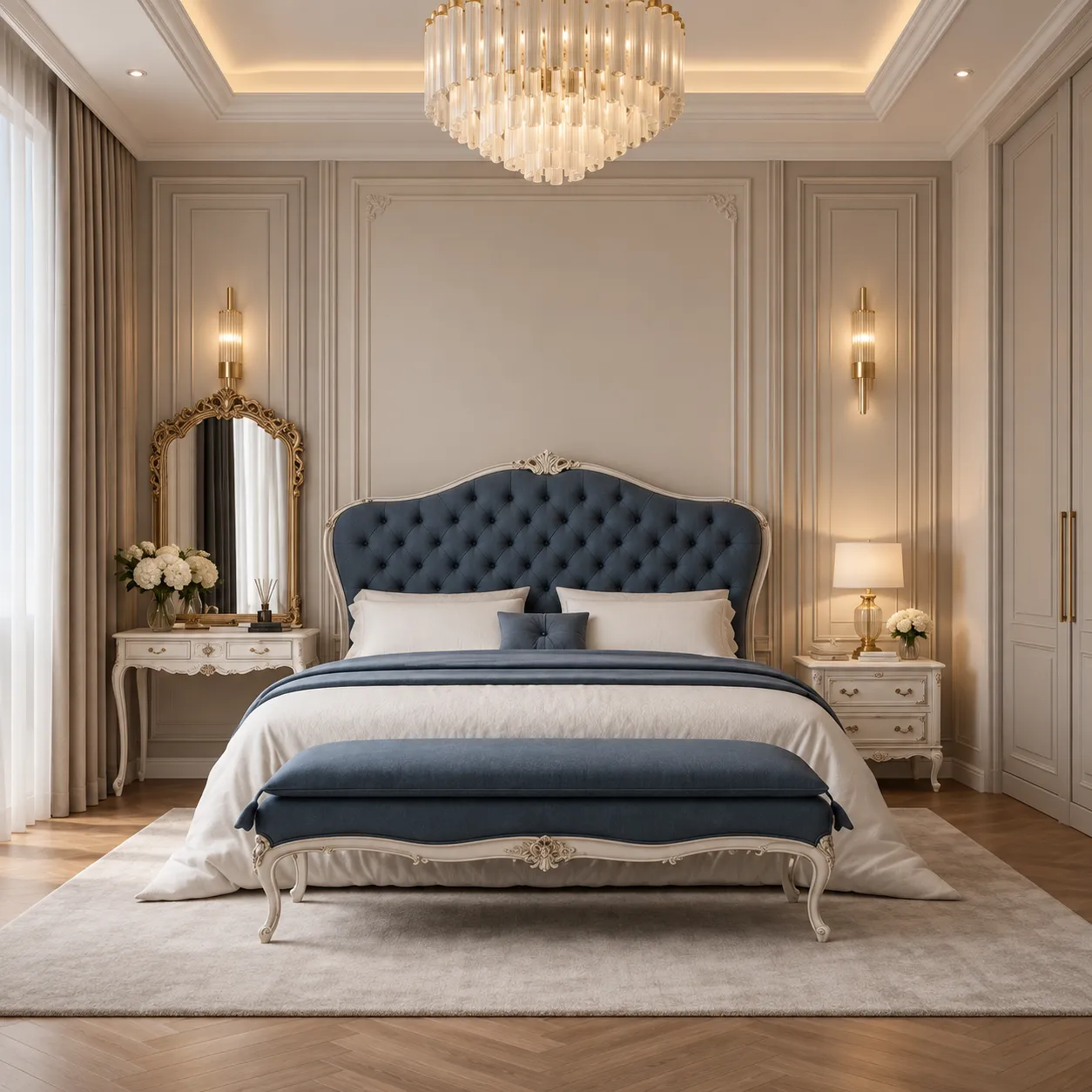 The Royal Blue Haven Bedroom Set